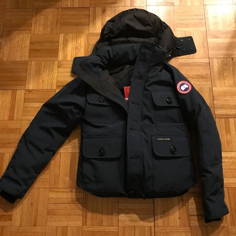 Canada Goose Selkirk Blue Mens Parka Jacket Size M
